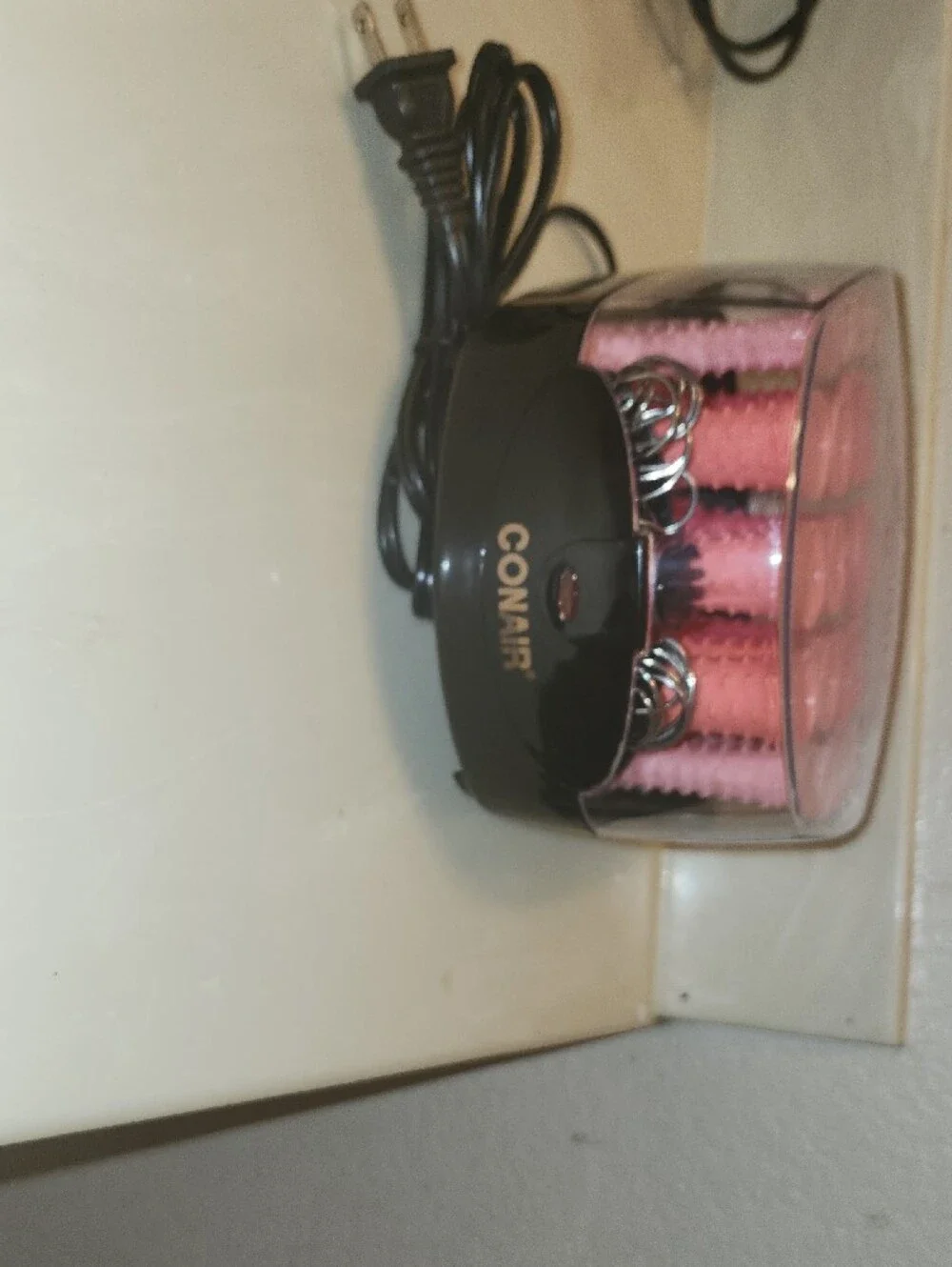 Conair Hot Rollers Set in Bright Coral and Pink NWOT